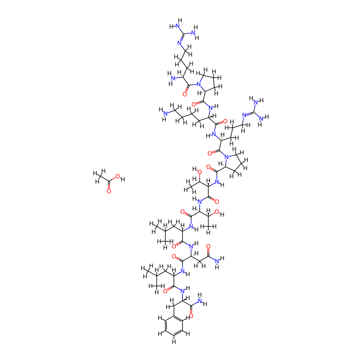 JIP-1 (153-163) acetate molecular structure, CAS 1417623-78-9