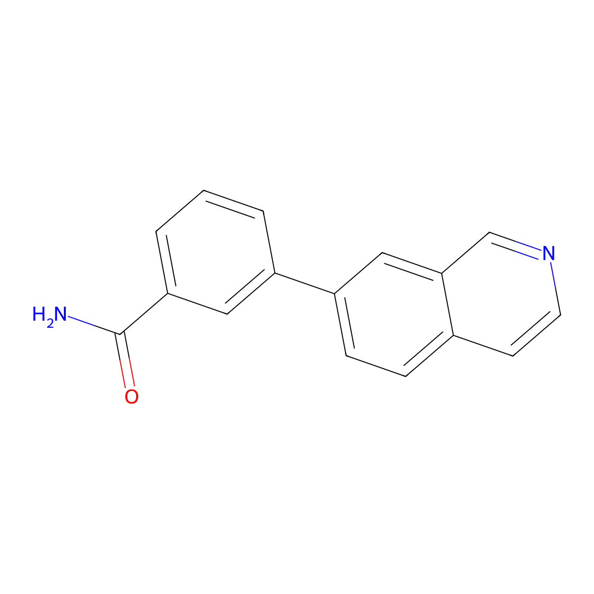 3-(7-Isoquinolinyl)benzamide molecular structure, CAS 1417624-09-9