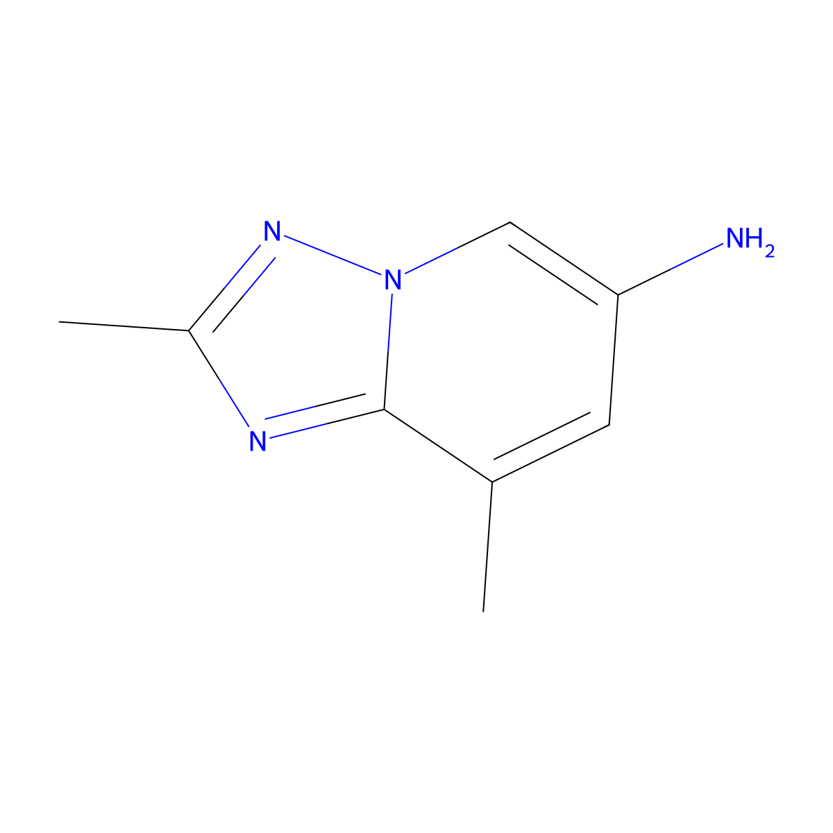 2,8-Dimethyl-[1,2,4]triazolo[1,5-a]pyridin-6-amine molecular structure, CAS 1417637-80-9