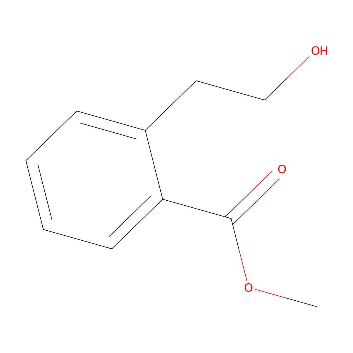 Methyl 2-(2-hydroxyethyl)benzoate molecular structure, CAS 1417739-43-5