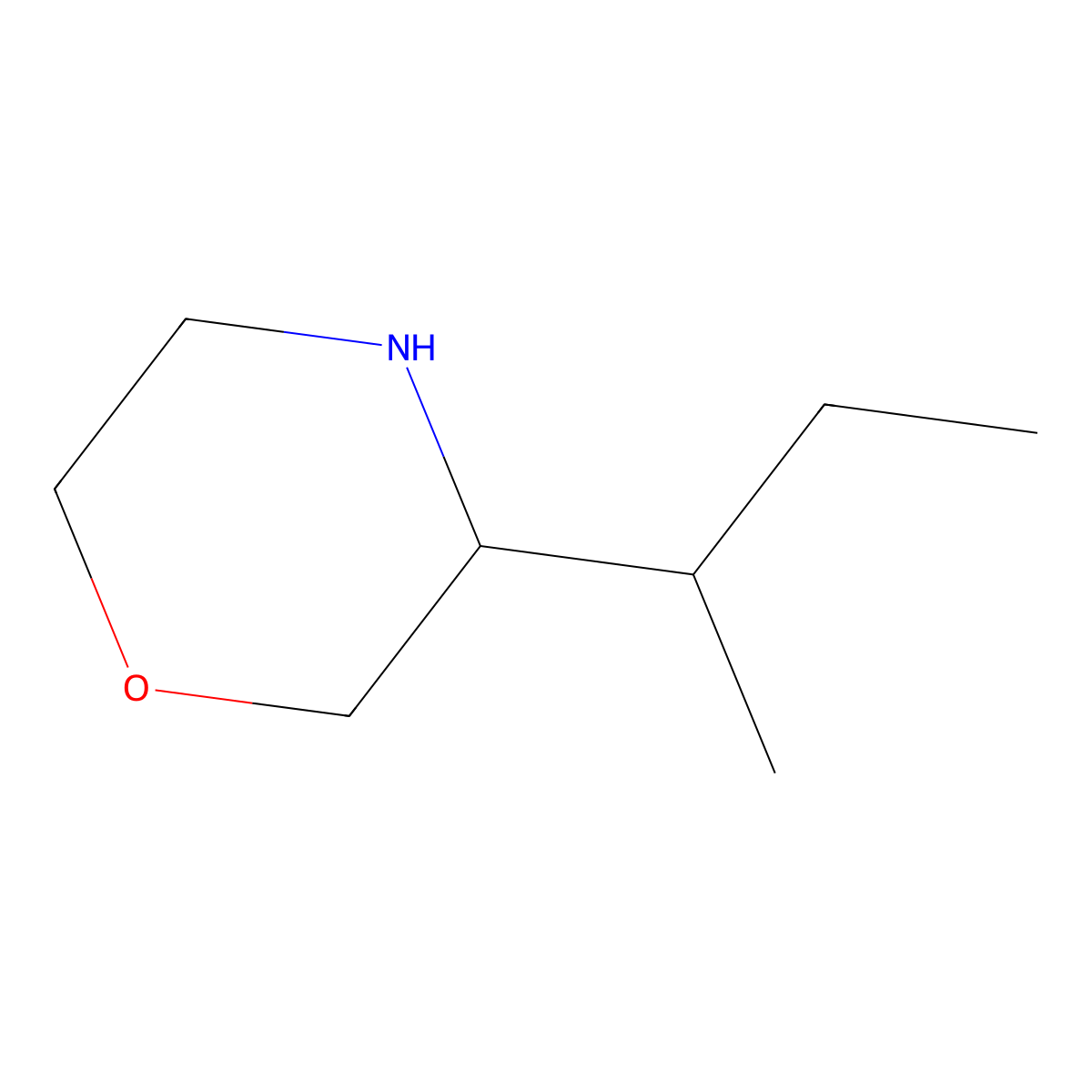 (R)-3-((R)-sec-butyl)morpholine molecular structure, CAS 1417788-92-1