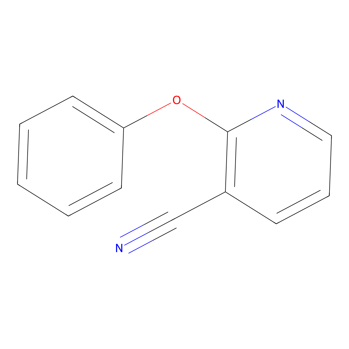 2-Phenoxynicotinonitrile molecular structure, CAS 14178-15-5