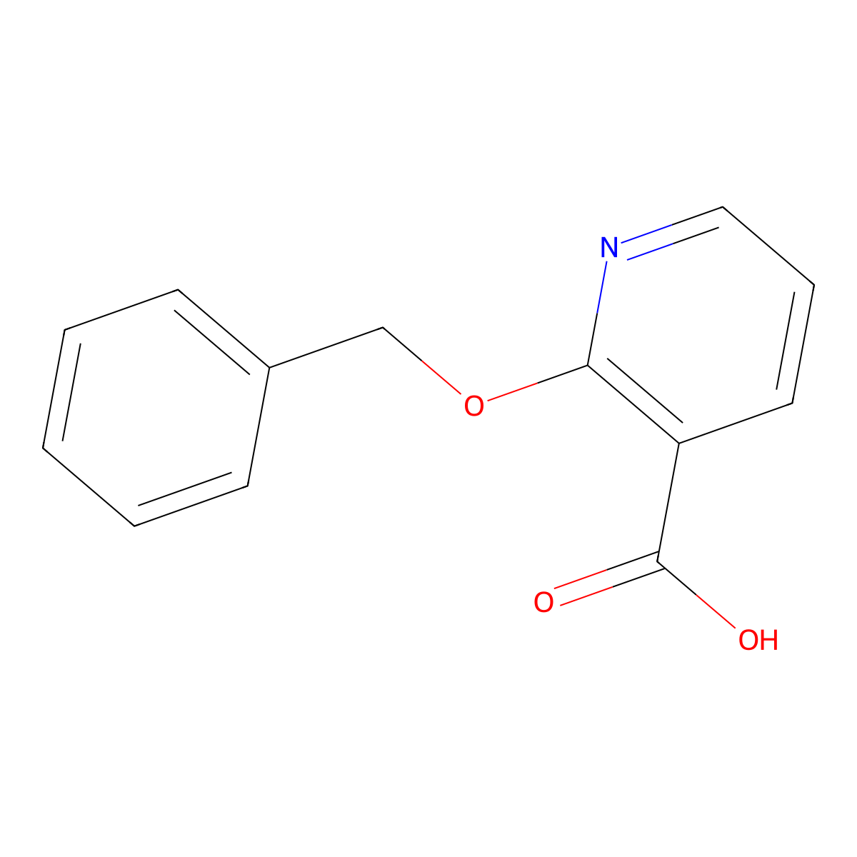 2-Benzyloxy-nicotinic acid molecular structure, CAS 14178-18-8