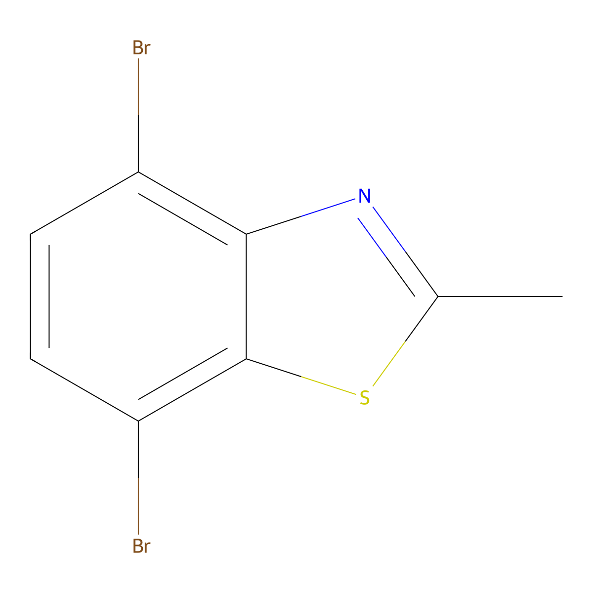 4,7-Dibromo-2-methylbenzo[d]thiazole molecular structure, CAS 1417896-97-9