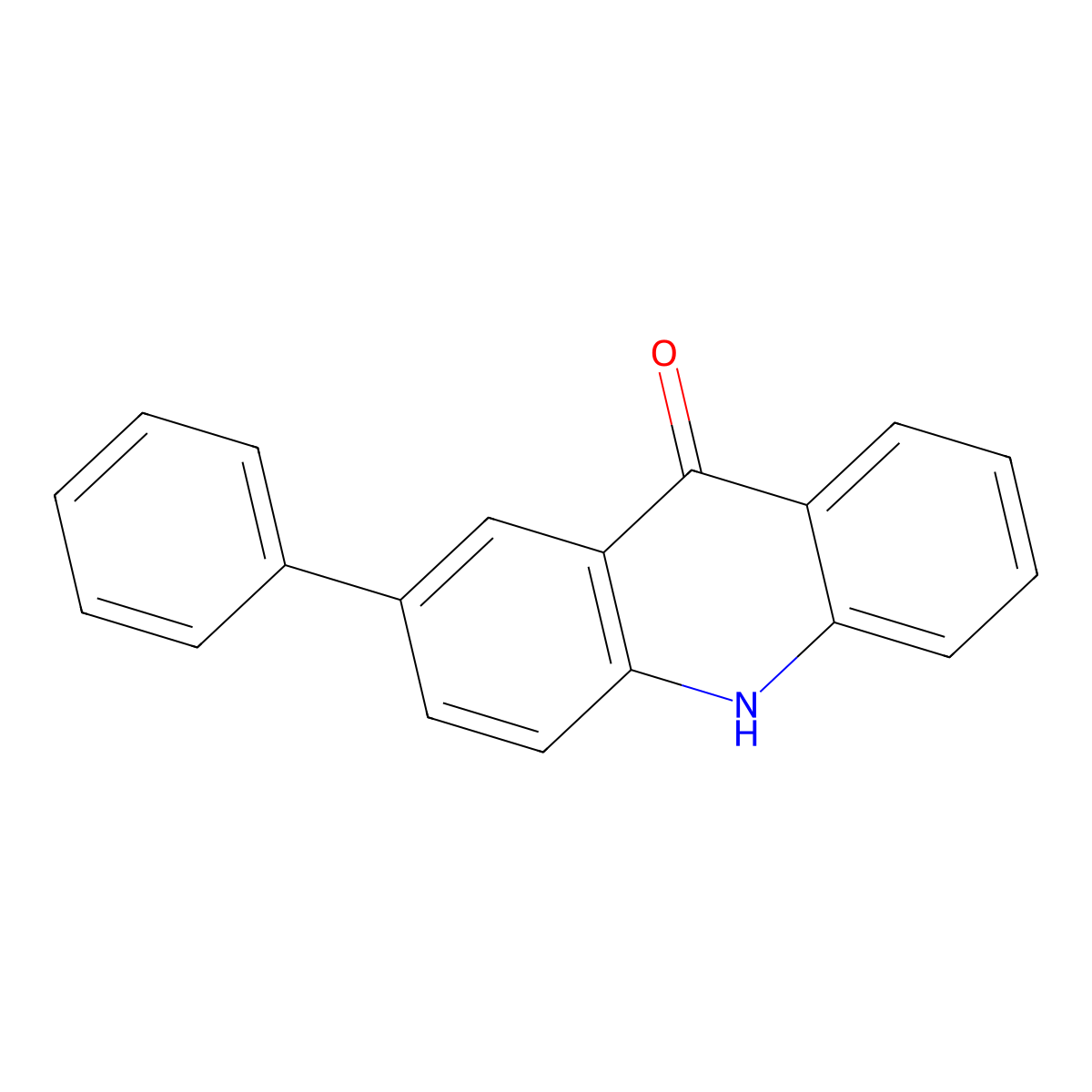 2-Phenyl-9,10-dihydroacridin-9-one molecular structure, CAS 1417901-38-2