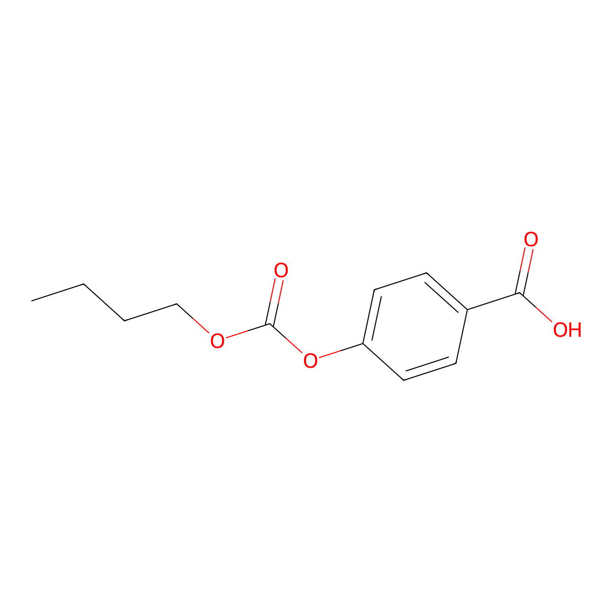 Butyl 4-Carboxyphenyl Carbonate molecular structure, CAS 14180-12-2