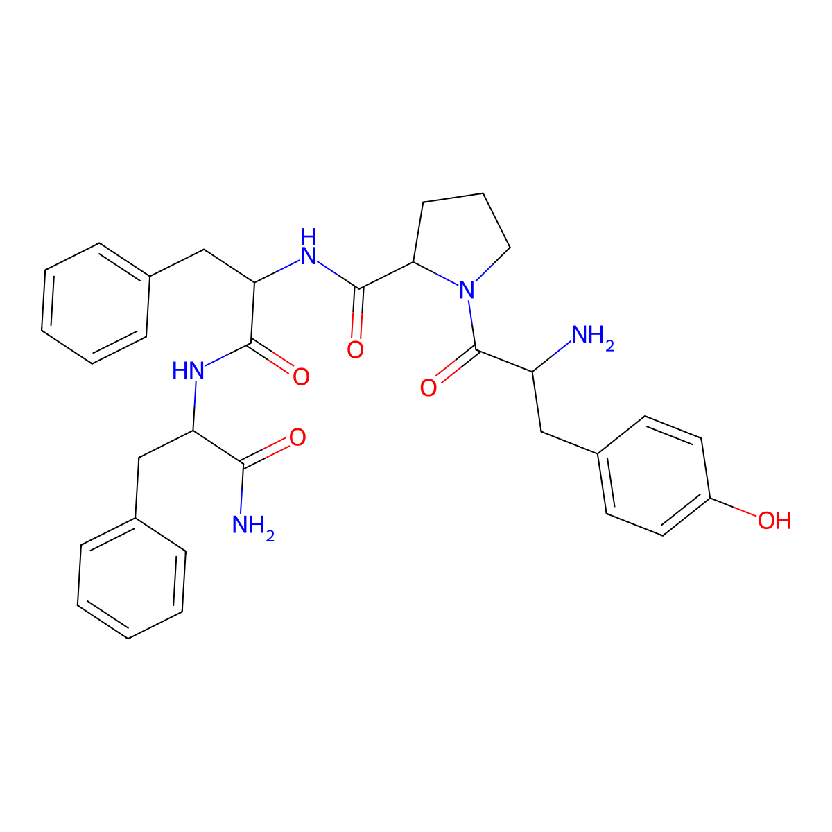 Endomorphin 2 molecular structure, CAS 141801-26-5