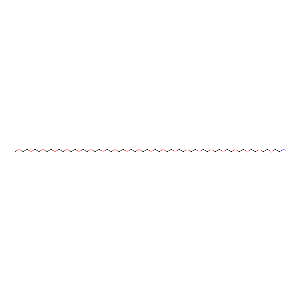 mPEG22-NH2 molecular structure, CAS 1418010-23-7