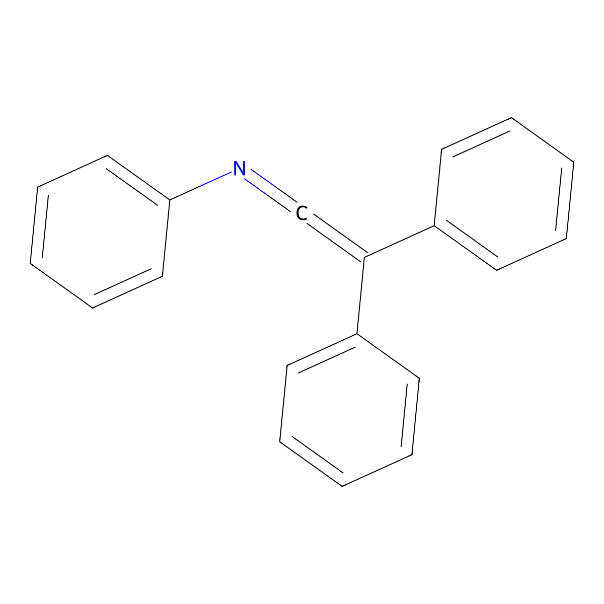 N,2,2-triphenylethenimine molecular structure, CAS 14181-84-1