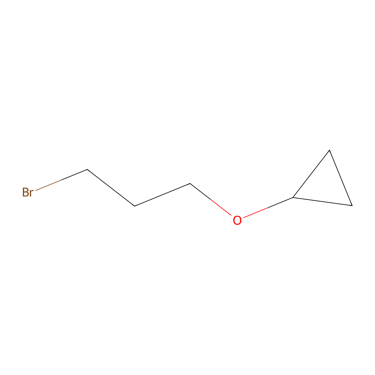 (3-Bromopropoxy)cyclopropane molecular structure, CAS 1418119-92-2