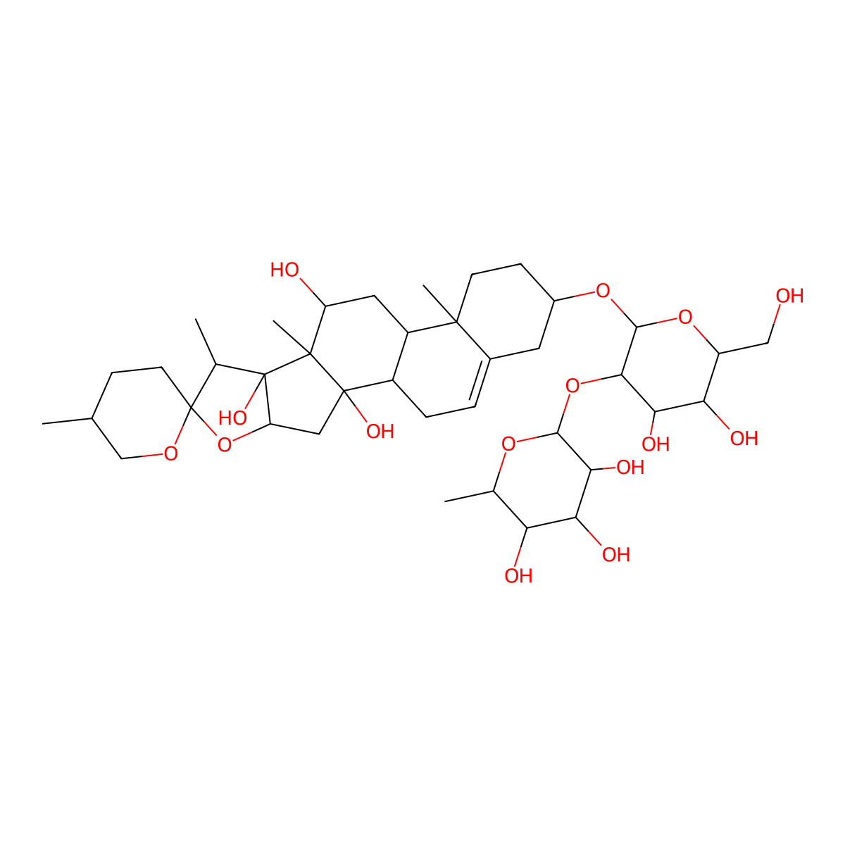 Ophiopogonin R molecular structure, CAS 1418183-25-1