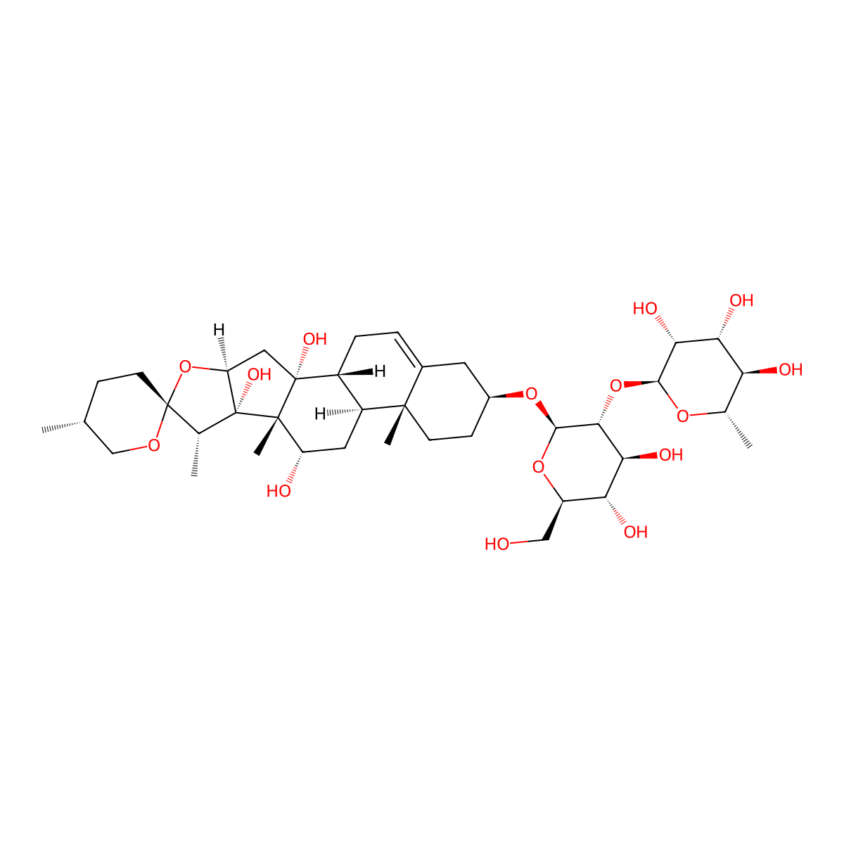 Ophiopogonin R molecular structure, CAS 1418183-25-1