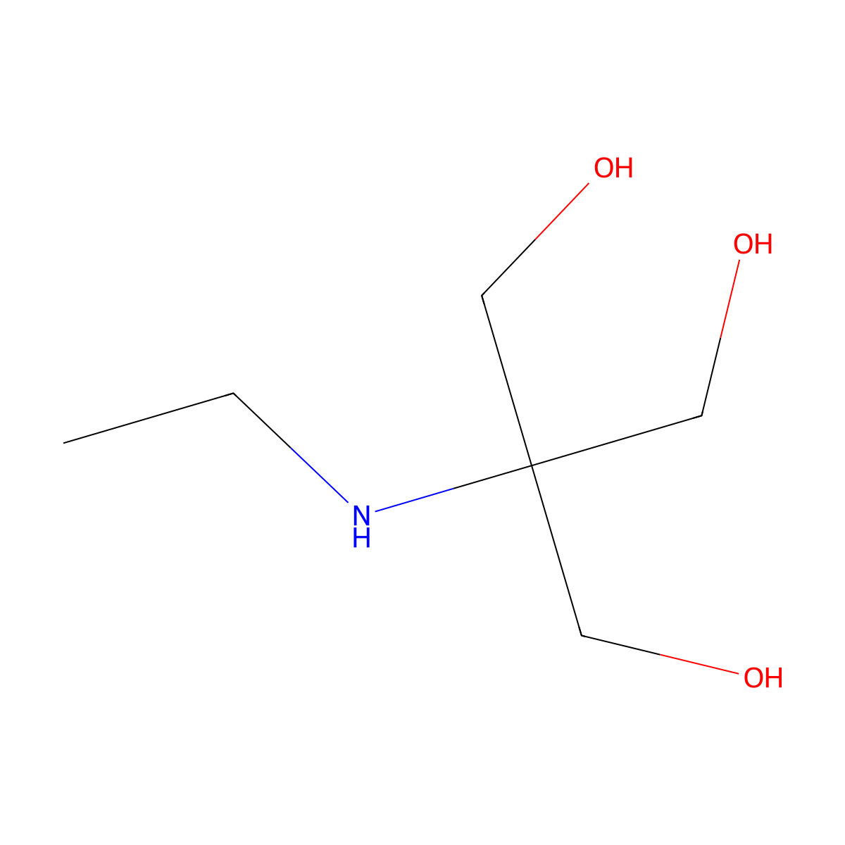 2-(Ethylamino)-2-(hydroxymethyl)propane-1,3-diol molecular structure, CAS 141832-17-9