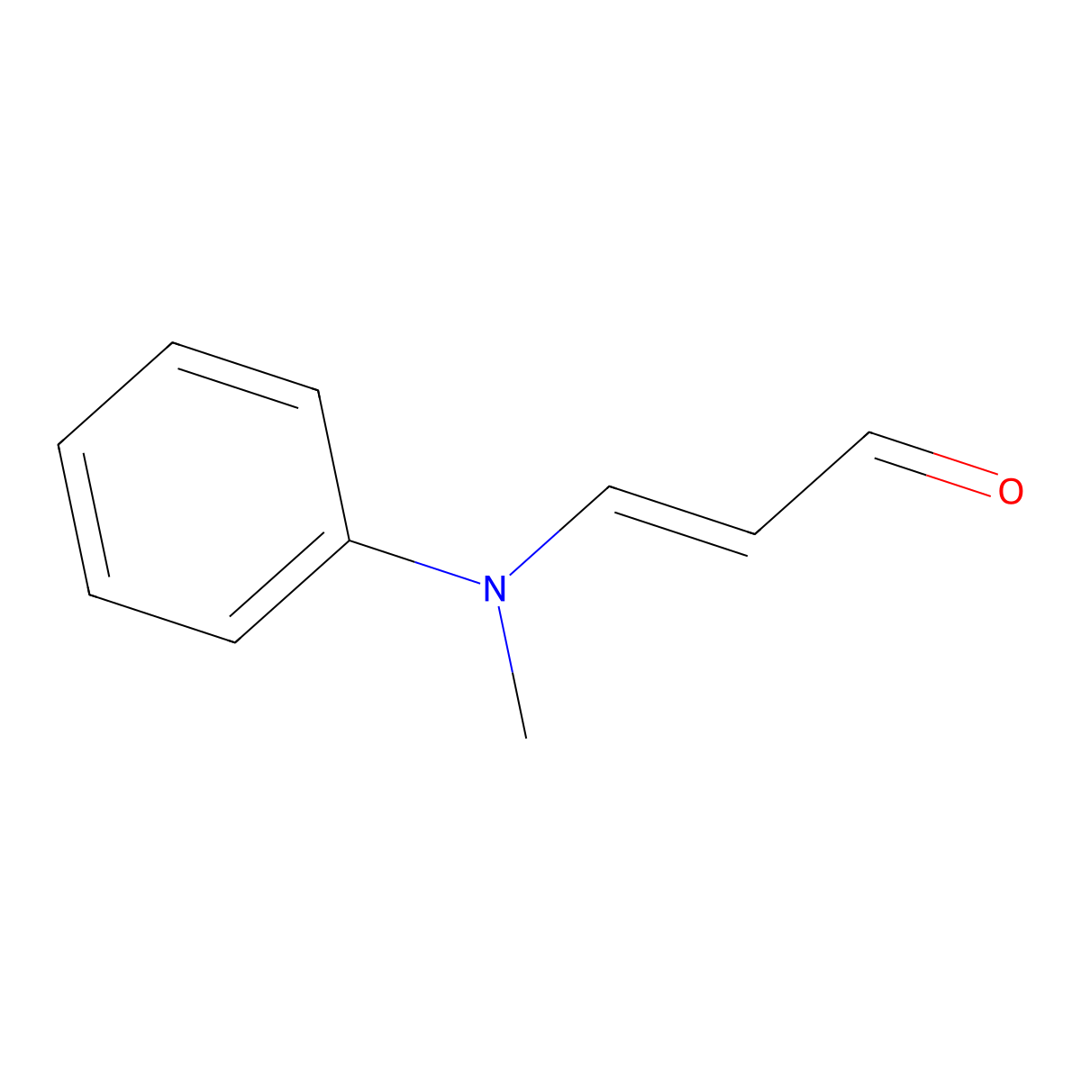 (2E)-3-(Methylphenylamino)-2-propenal molecular structure, CAS 14189-82-3