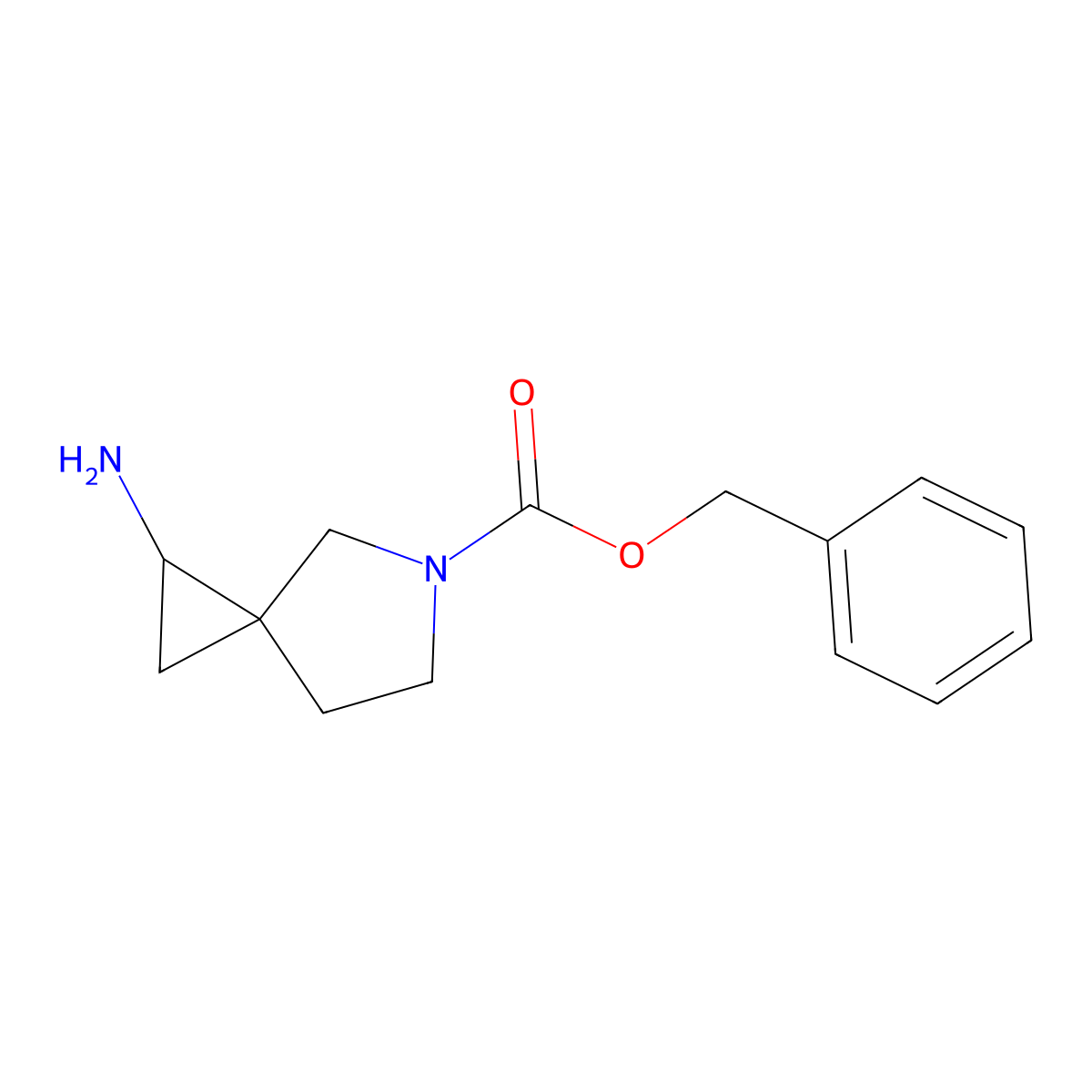 1-Amino-5-Cbz-5-aza-spiro[2.4]heptane molecular structure, CAS 1419101-17-9