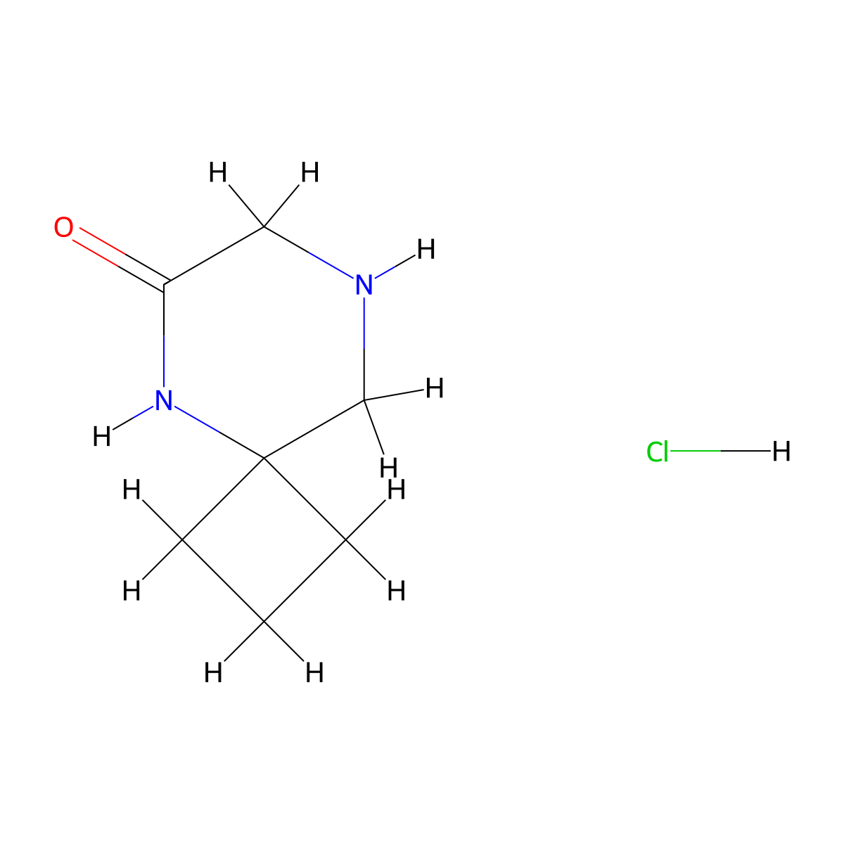 5,8-Diazaspiro[3.5]nonan-6-one hydrochloride molecular structure, CAS 1419101-36-2