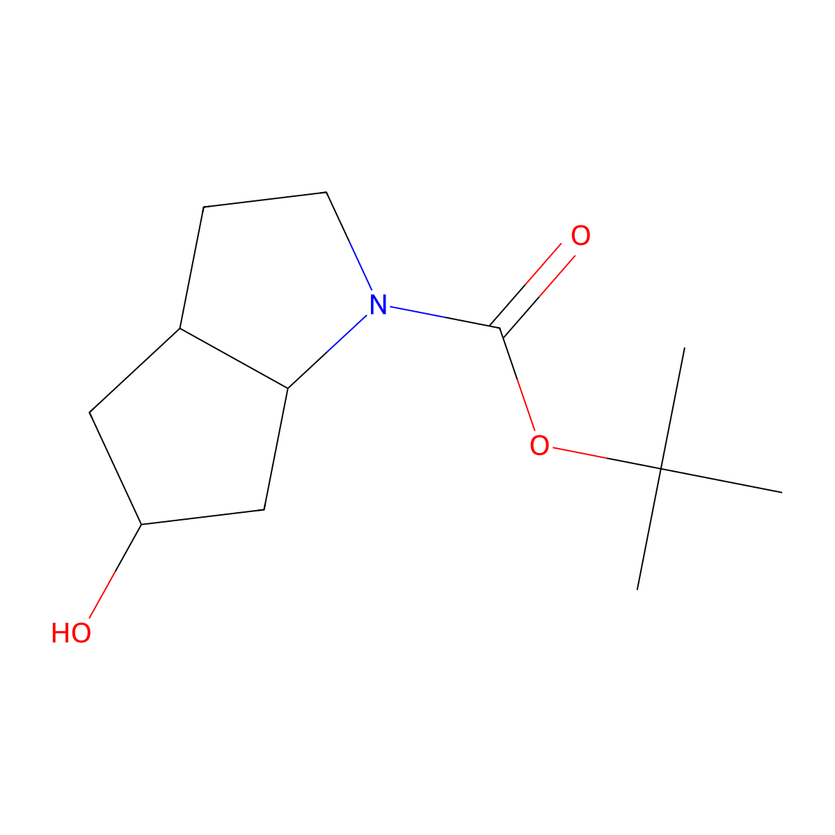 5-Hydroxy-1-boc-hexahydrocyclopenta[b]pyrrole molecular structure, CAS 1419101-49-7