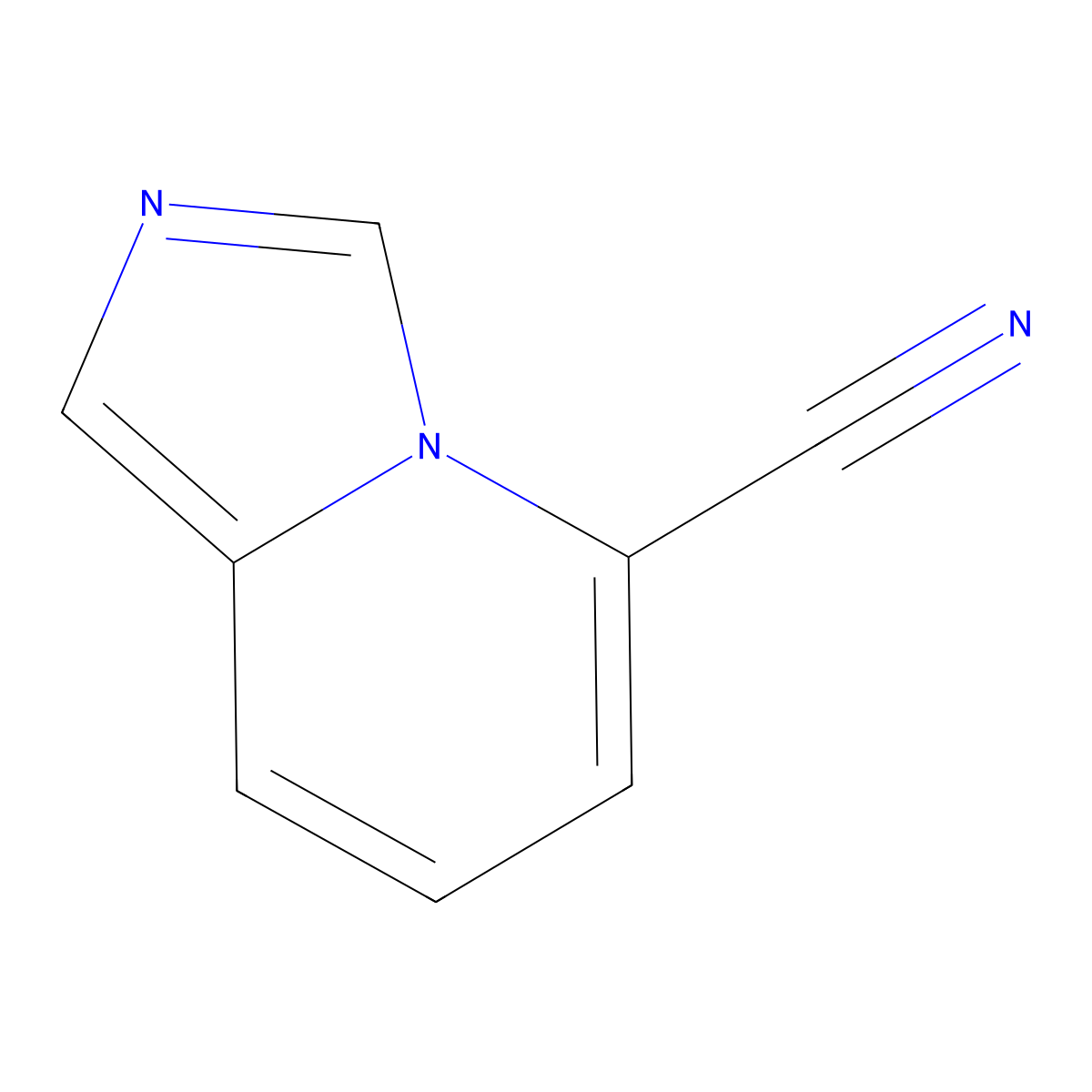 Imidazo[1,5-a]pyridine-5-carbonitrile molecular structure, CAS 141912-72-3