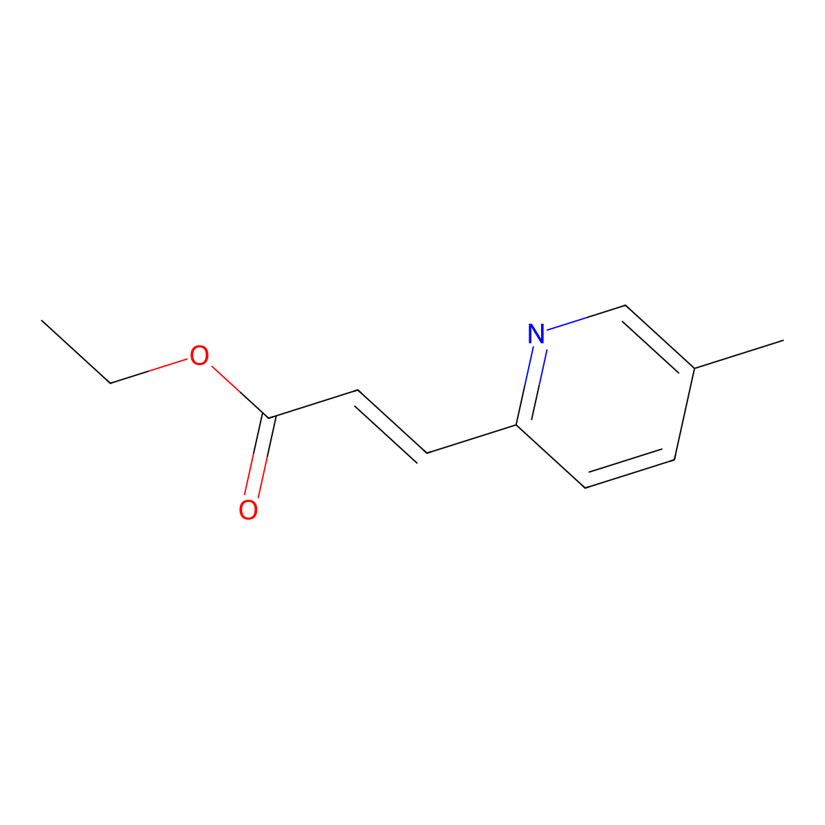 Ethyl 3-(5-Methyl-2-pyridyl)acrylate molecular structure, CAS 1419182-22-1
