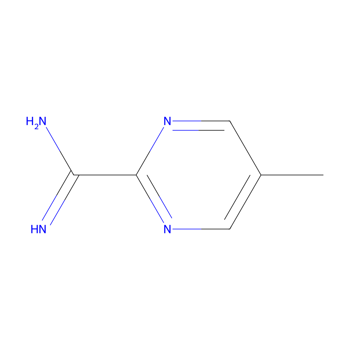 5-Methylpyrimidine-2-carboxamidine molecular structure, CAS 1419209-29-2
