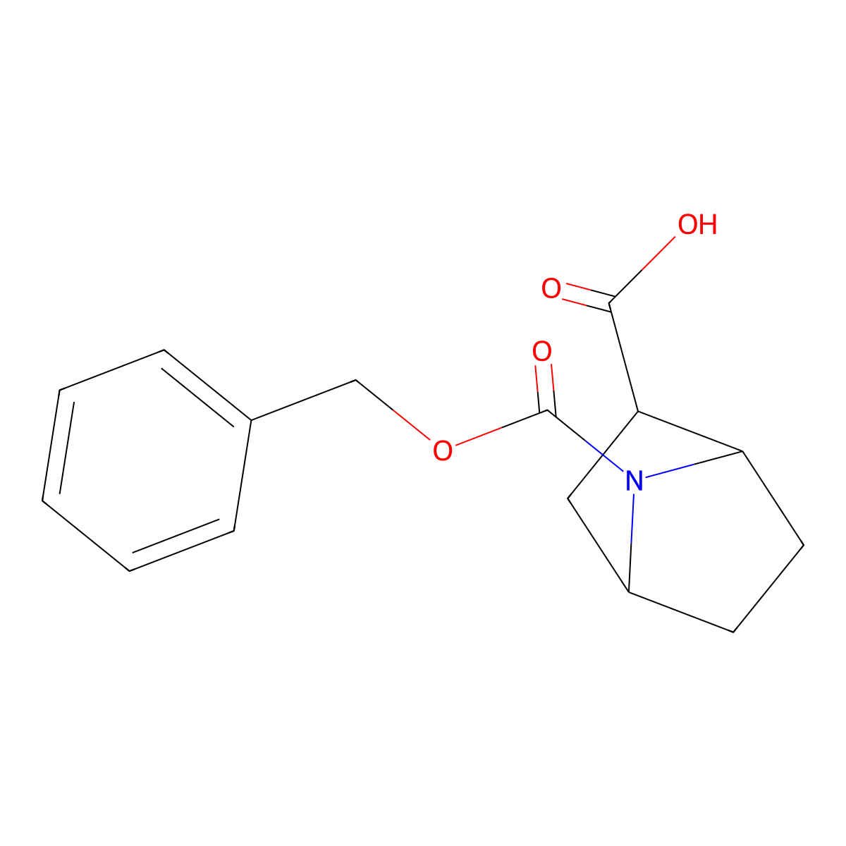 7-((Benzyloxy)carbonyl)-7-azabicyclo[2.2.1]heptane-2-carboxylic acid molecular structure, CAS 1419223-88-3