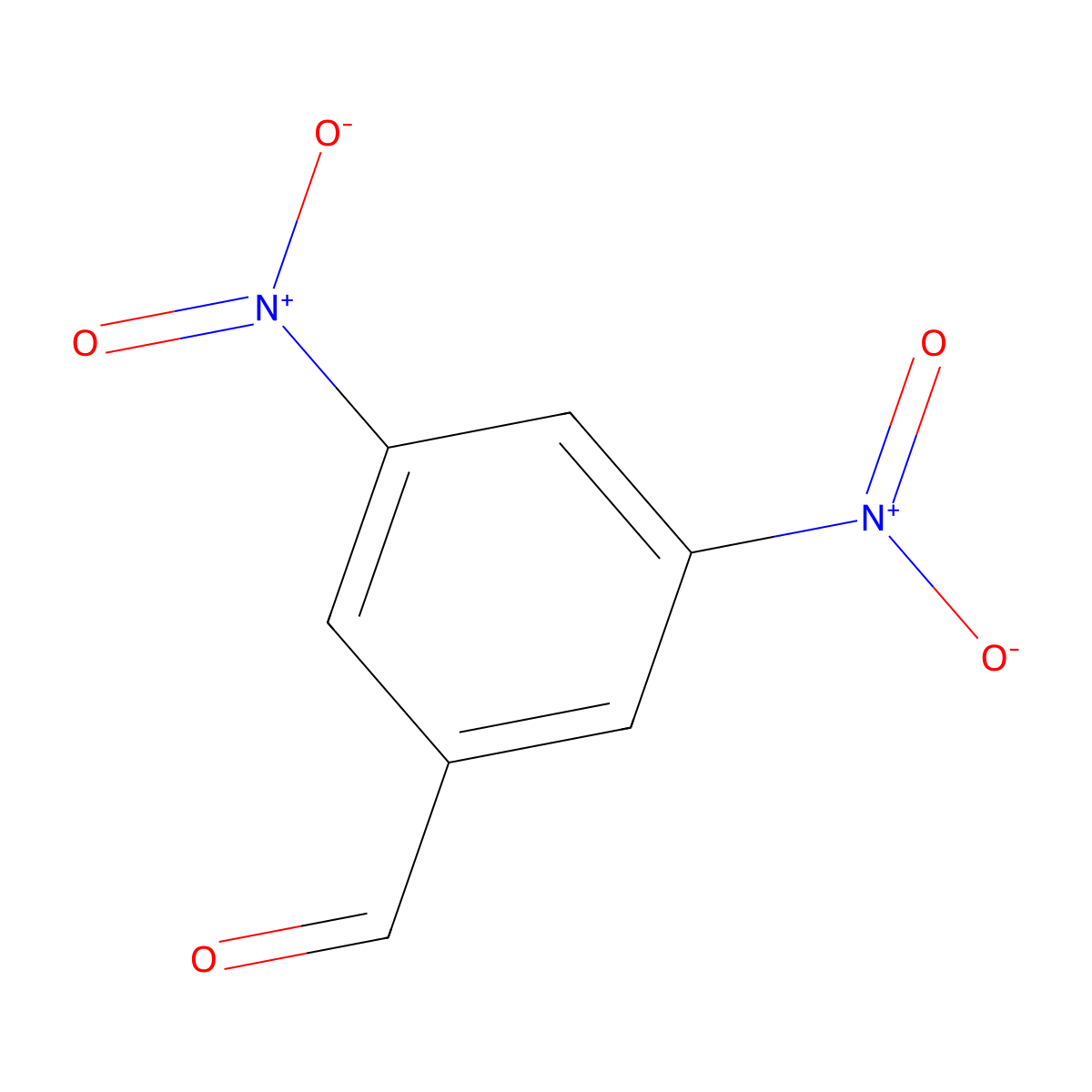 3,5-Dinitrobenzaldehyde molecular structure, CAS 14193-18-1