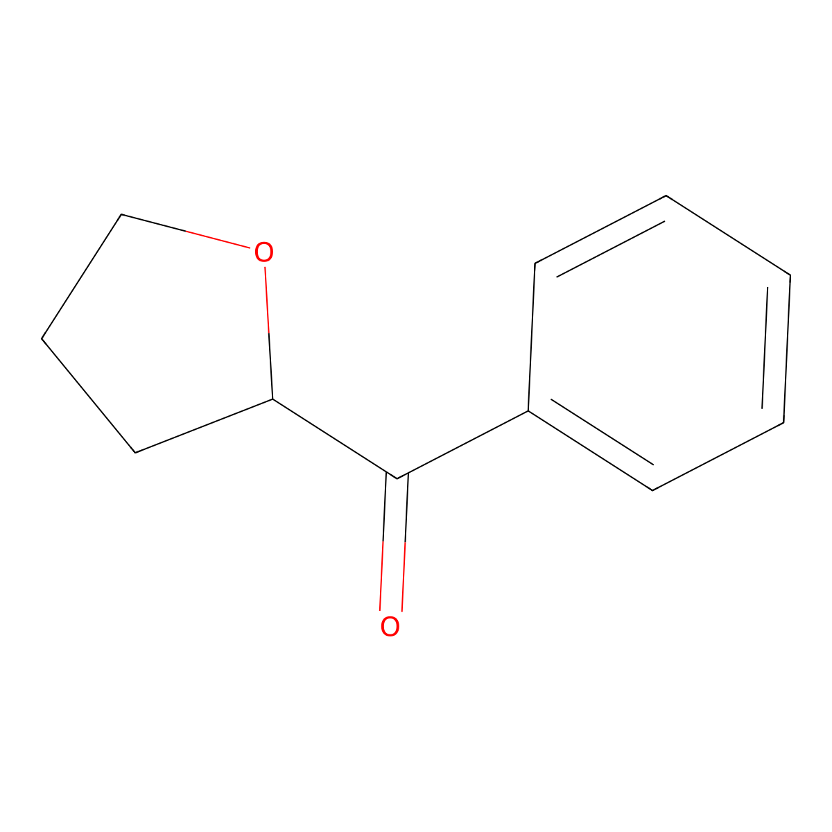 Methanone, phenyl(tetrahydro-2-furanyl)- molecular structure, CAS 141957-79-1