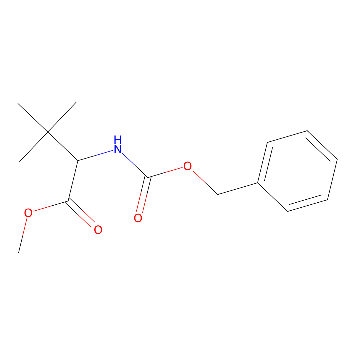 N-Cbz-3-methyl-DL-valine Methyl Ester molecular structure, CAS 141971-09-7