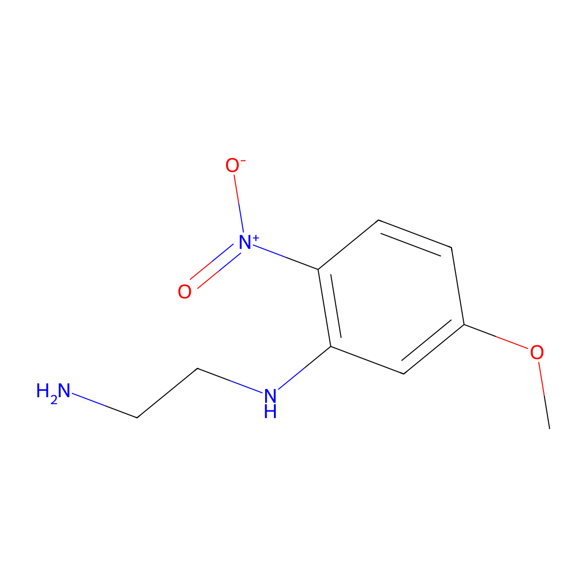N1-(5-Methoxy-2-nitrophenyl)ethane-1,2-diamine molecular structure, CAS 141973-33-3