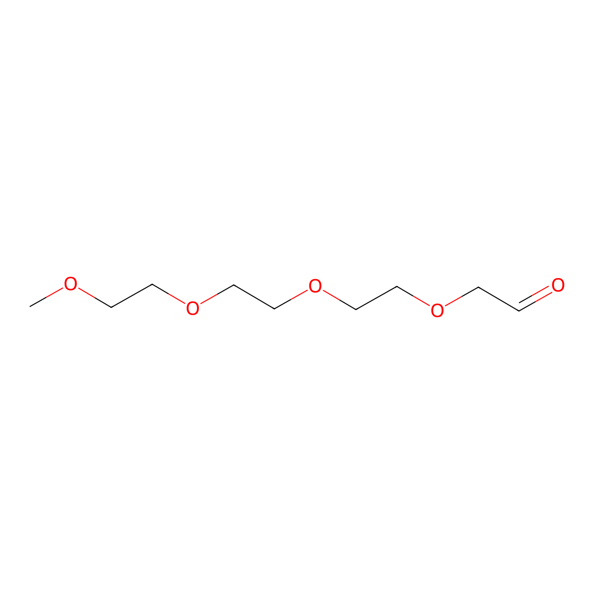 Methyl-PEG3-Ald molecular structure, CAS 141981-62-6