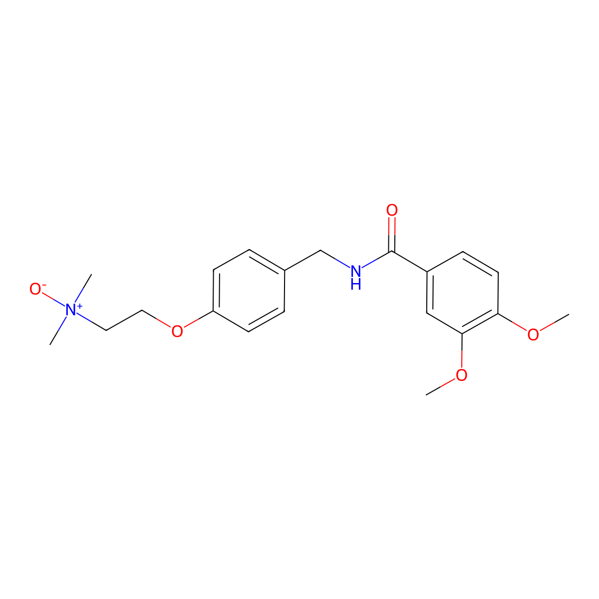 Itopride N-Oxide molecular structure, CAS 141996-98-7