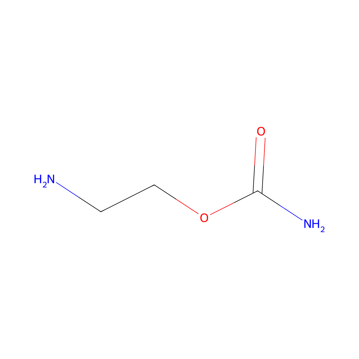 2-Aminoethyl carbamate molecular structure, CAS 142-27-8
