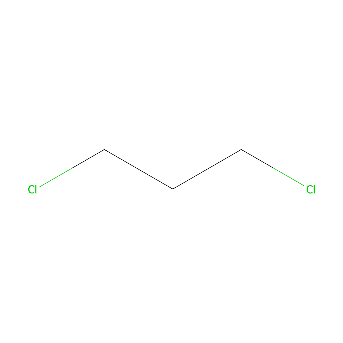 1,3-Dichloropropane molecular structure, CAS 142-28-9