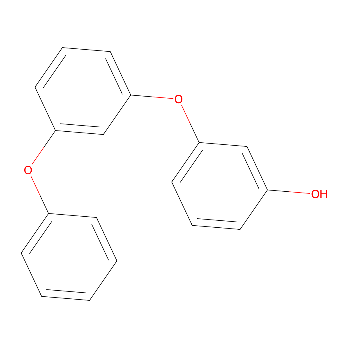 Phenol, 3-(3-phenoxyphenoxy)- molecular structure, CAS 14200-84-1