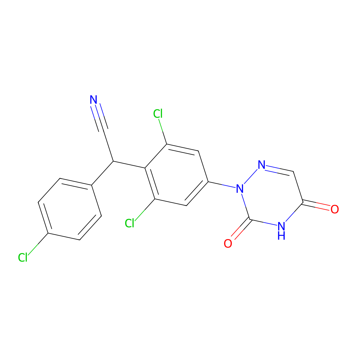Diclazuril, (S)- molecular structure, CAS 142004-16-8