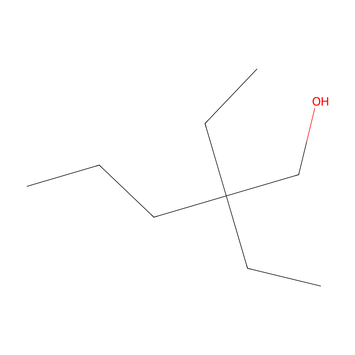 2,2-Diethyl-1-pentanol molecular structure, CAS 14202-62-1