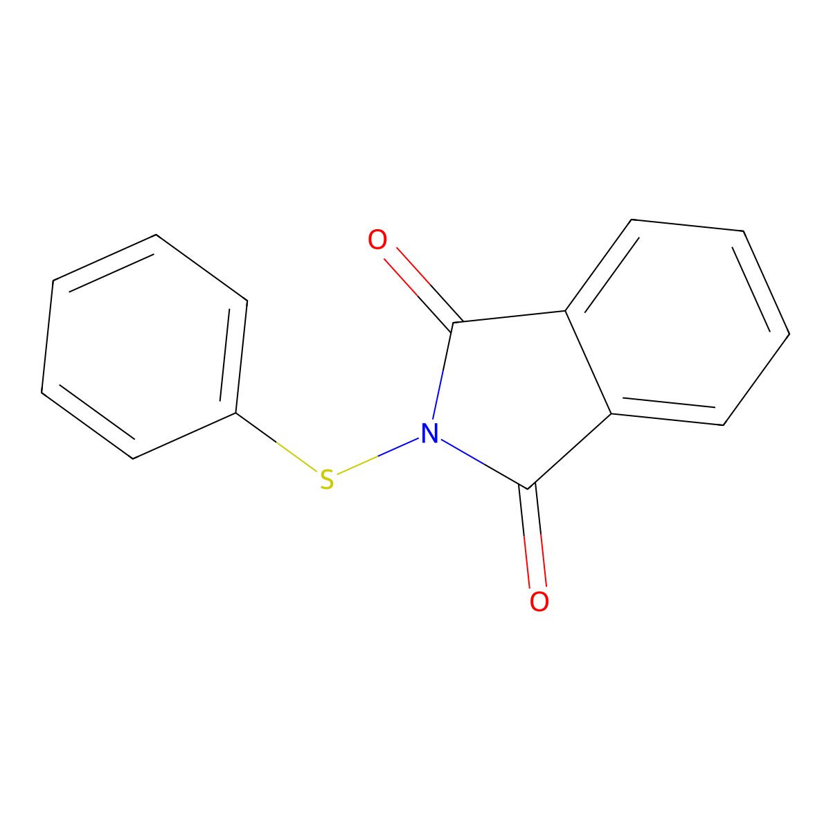 N-(Phenylthio)phthalimide molecular structure, CAS 14204-27-4