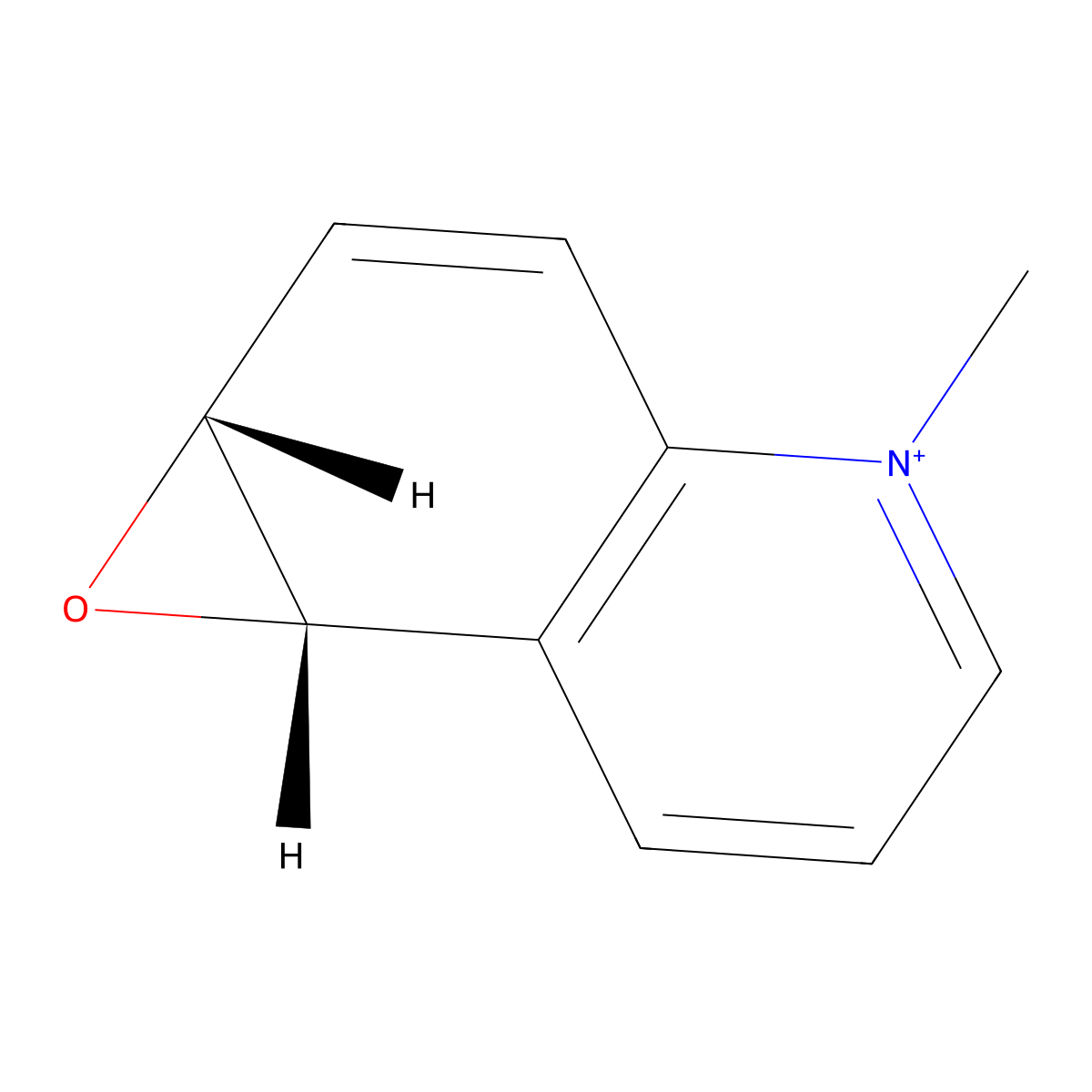 cis-(+-)-1a,7b-Dihydro-4-methyloxireno(f)quinolinium molecular structure, CAS 142044-37-9