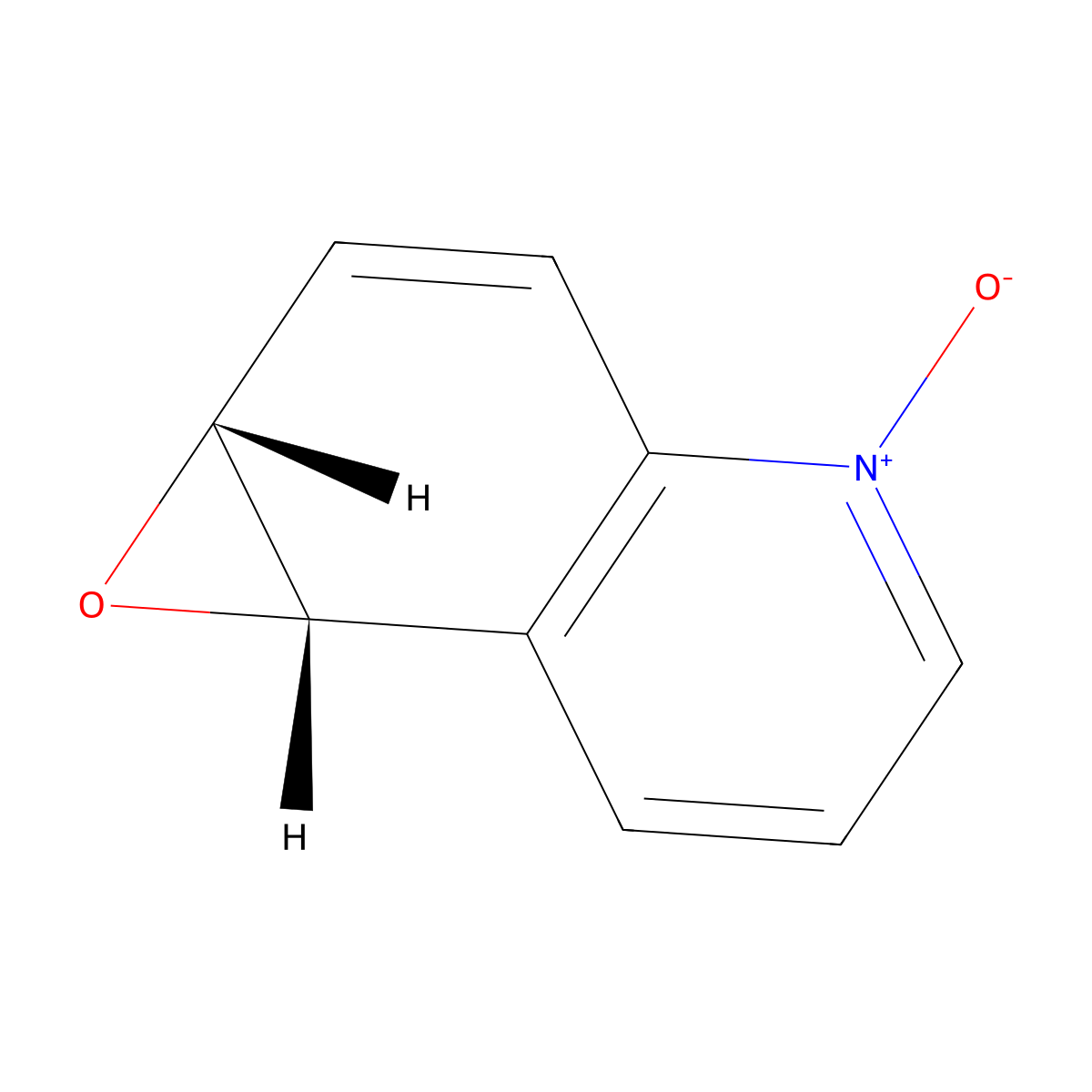 (+-)-cis-5,6-Epoxy-5,6-dihydroquinoline N-oxide molecular structure, CAS 142044-38-0