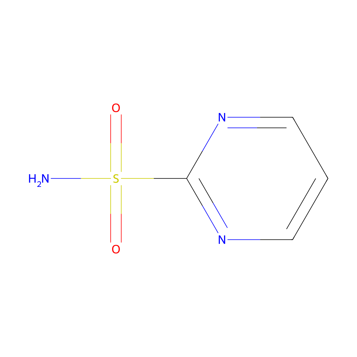 Pyrimidine-2-sulfonamide molecular structure, CAS 142047-90-3