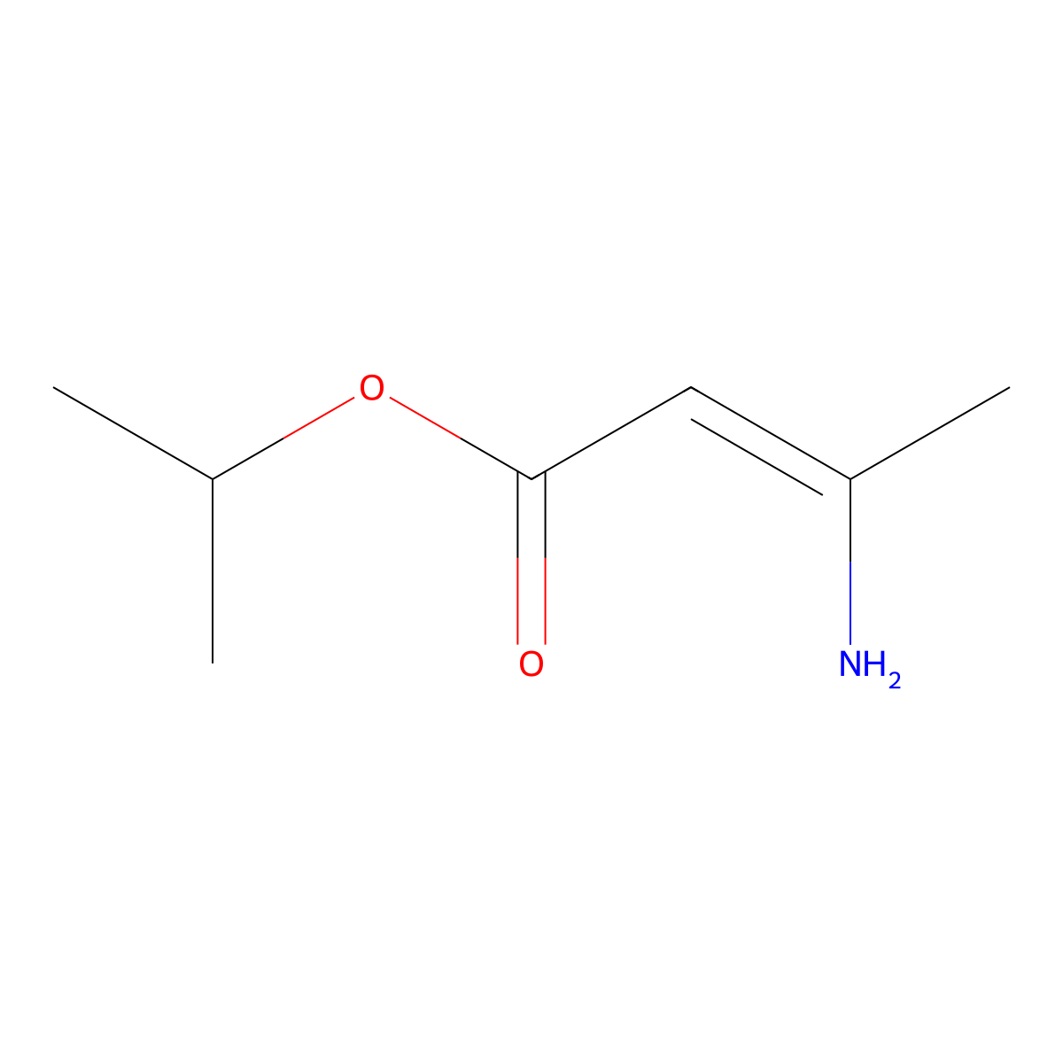 Isopropyl3-aminocrotonate molecular structure, CAS 14205-46-0