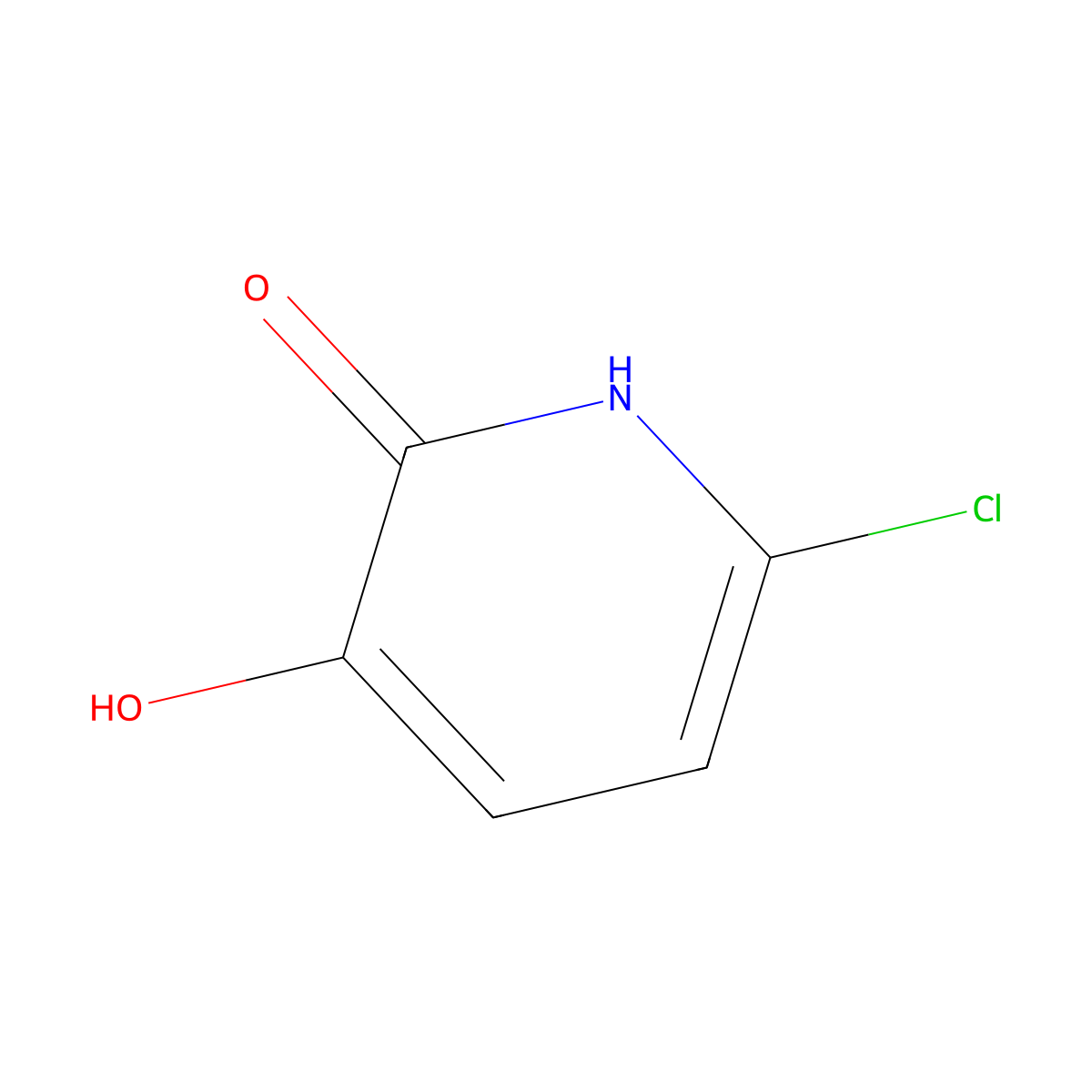 6-Chloro-2,3-dihydroxypyridine molecular structure, CAS 1420535-82-5
