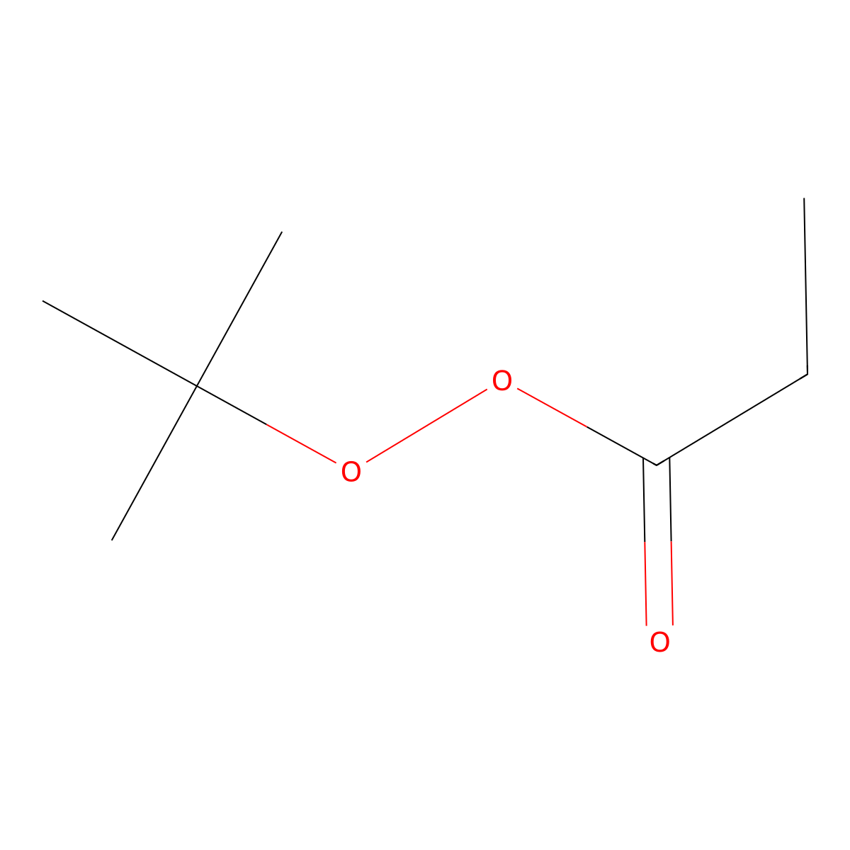 Tert-butyl propaneperoxoate molecular structure, CAS 14206-05-4