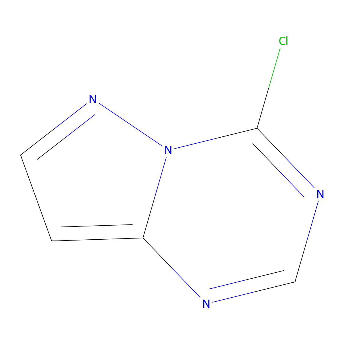 4-Chloropyrazolo[1,5-a][1,3,5]triazine molecular structure, CAS 1420624-64-1