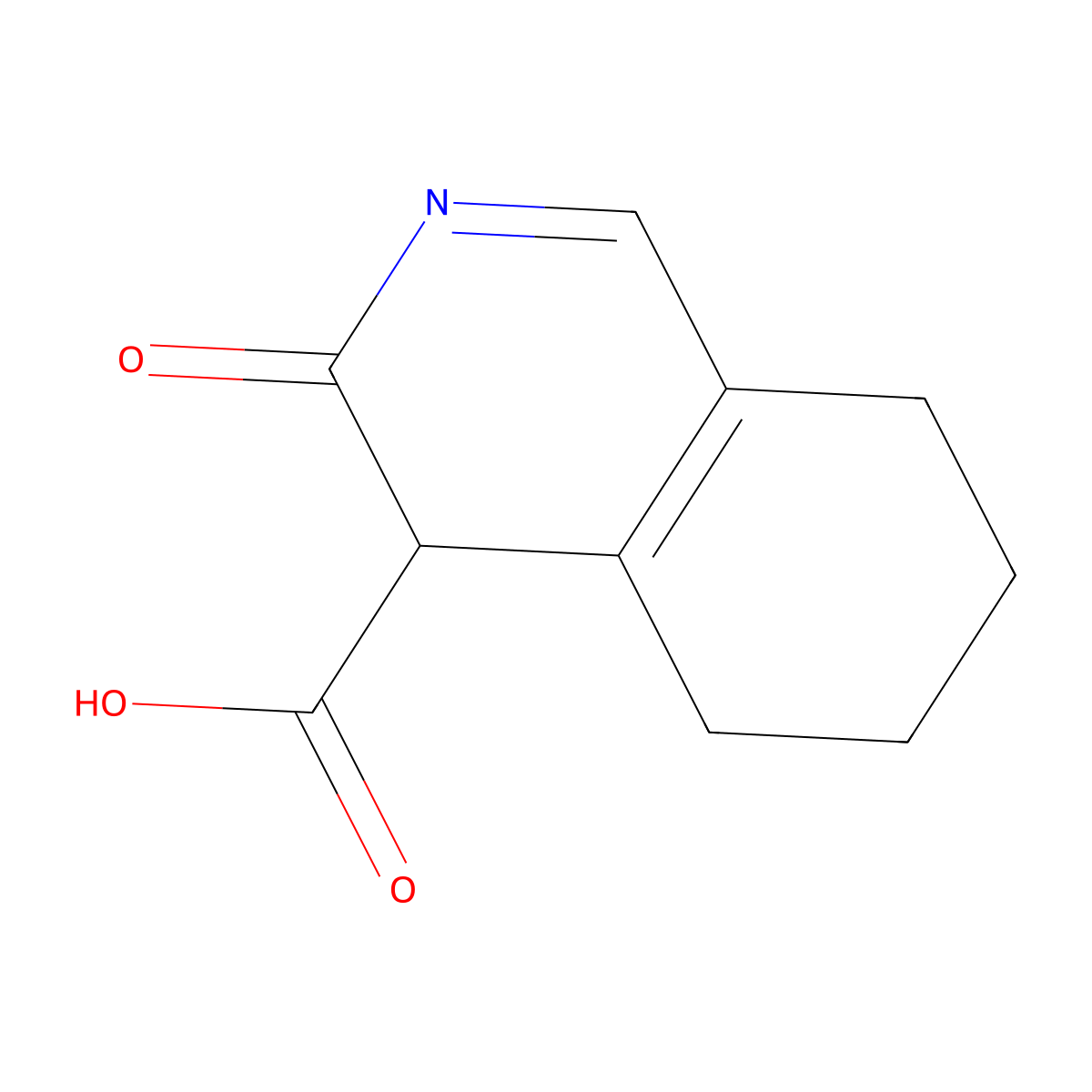 3-Oxo-3,4,5,6,7,8-hexahydroisoquinoline-4-carboxylic acid molecular structure, CAS 1420671-01-7