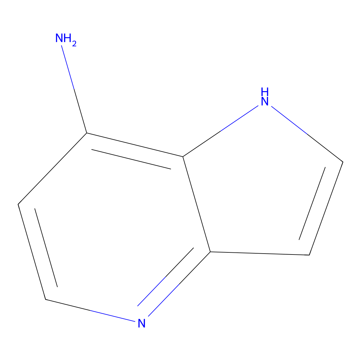 1H-pyrrolo[3,2-b]pyridin-7-amine molecular structure, CAS 142078-41-9