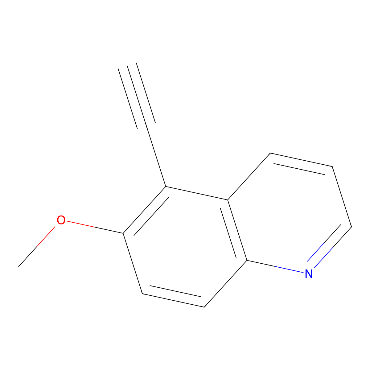 5-Ethynyl-6-methoxyquinoline molecular structure, CAS 1420790-19-7