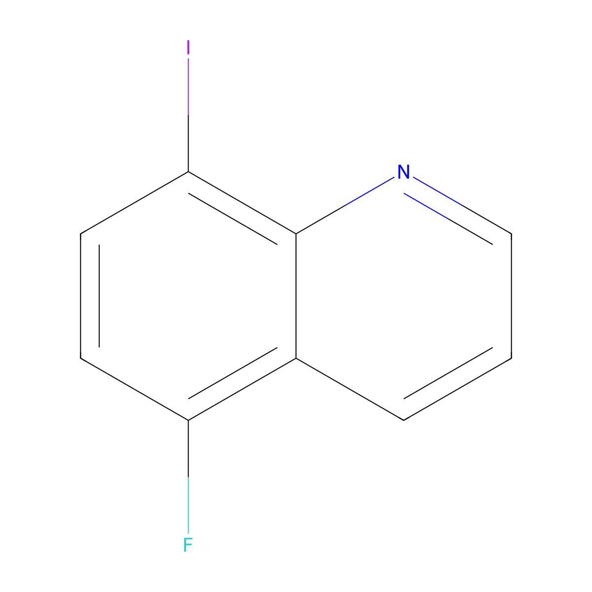 5-Fluoro-8-iodoquinoline molecular structure, CAS 1420790-38-0