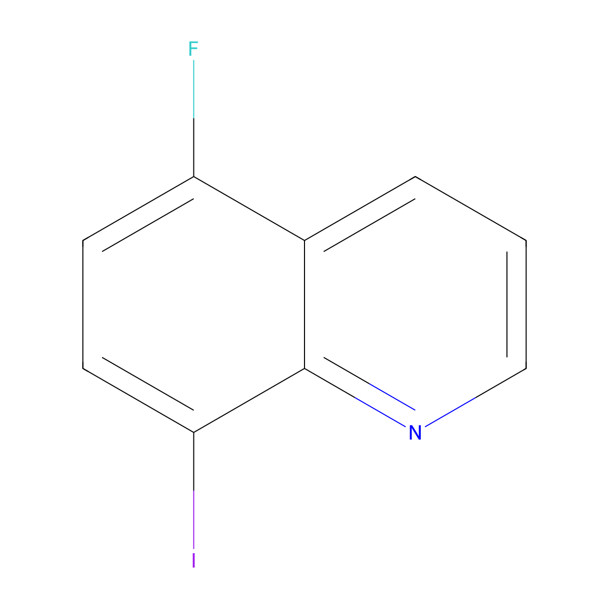 5-Fluoro-8-iodoquinoline molecular structure, CAS 1420790-38-0