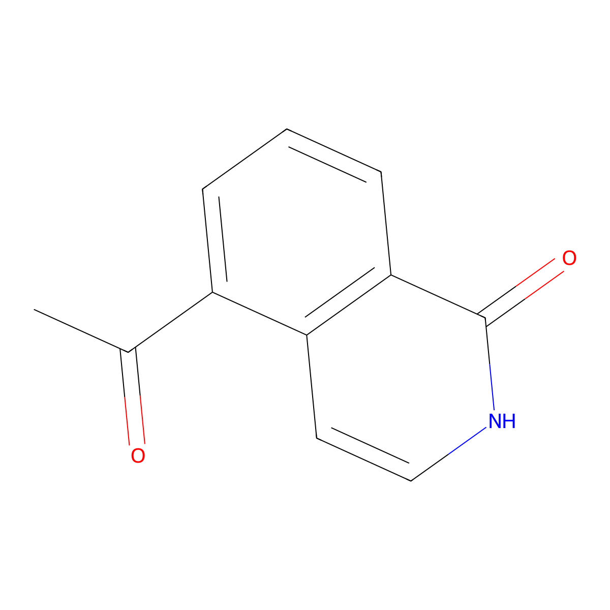 5-Acetylisoquinolin-1(2H)-one molecular structure, CAS 1420790-63-1